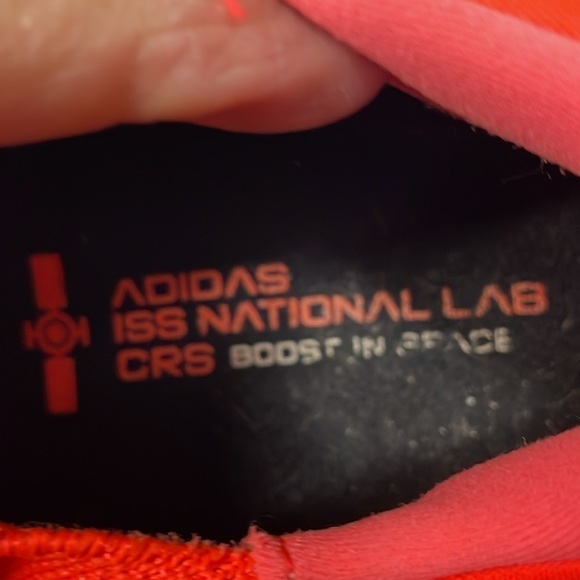 Adidas ISS National Lab CRS Ultra Boost in Space Orange and Boost Blue Sneakers - Picture 10 of 12
